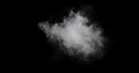 Fog or smoke isolated transparent special effect