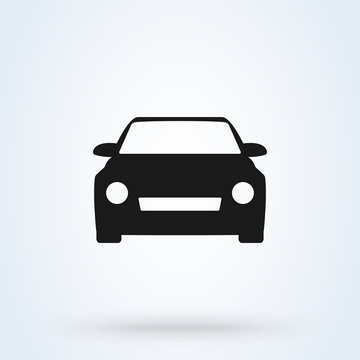 Car Simple modern icon design illustration.