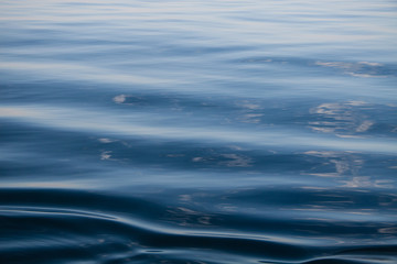 Water surface with small ripples, horizontal closeup, Venice