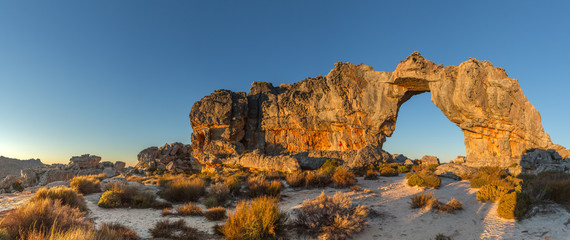 Wolfberg Arch in the Cederberg at sunset