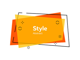 Badge for poster. Dynamical colored forms and lines. Gradient abstract banners with flowing liquid shapes. Template for logo, flyer, presentation