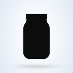 Jar Simple modern icon design illustration.