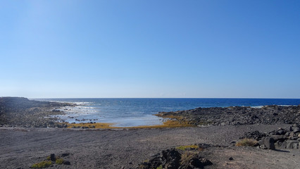 La Santa Sport has two beautiful beaches. Unusual nature of Canarias, Lanzarote