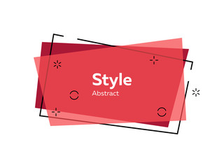 Geometric abstract figure. Dynamical colored forms and lines. Gradient abstract banners with flowing liquid shapes. Template for logo, flyer, presentation