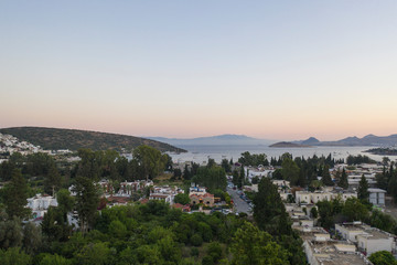 Obraz premium Aerial view of Bodrum - Turkey