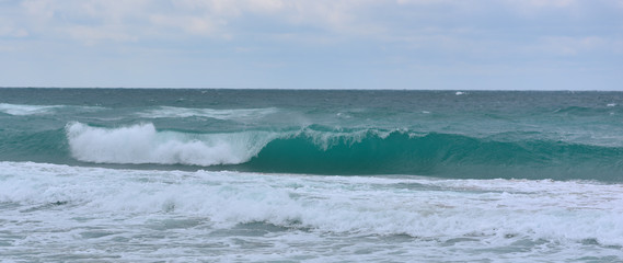 landscape a little excitement on the sea