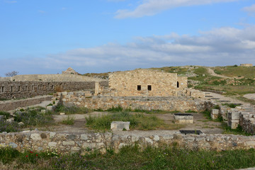 Fototapeta premium Fortezza von Rethymno auf kreta in griechenland