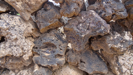 Park Timinfaya is amazing volcanic place on Lanzarote, Canarias.