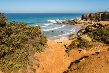 Roche coves in Conil de la Frontera, Cadiz, Spain