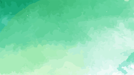 Obraz premium Green Gradient Watercolor Background for Designs Web Design Banner Poster etc.