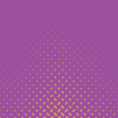 Color abstract halftone diagonal ellipse pattern background - vector illustration