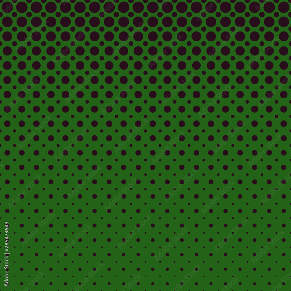 Poster green halftone dot pattern background - abstract repeating vector illustration