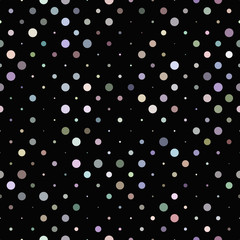 Colorful seamless dot pattern background - vector graphic design