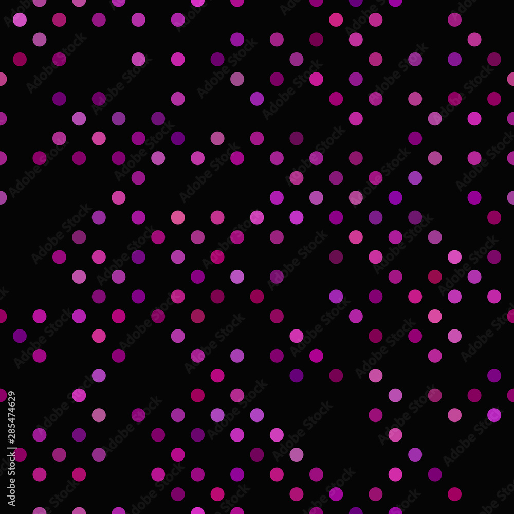 Poster purple color seamless dot pattern background - vector graphic design