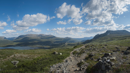 Fototapeta na wymiar Hinterland of Jotunheimen National Park, Norway
