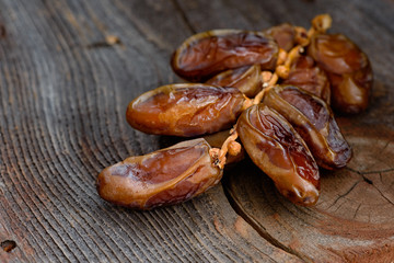 Branch of dry dates.