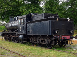 Naklejka premium Old steam train in great condition and does also work