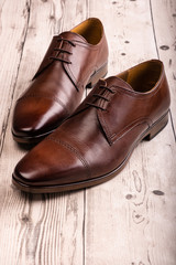 Leather shoes