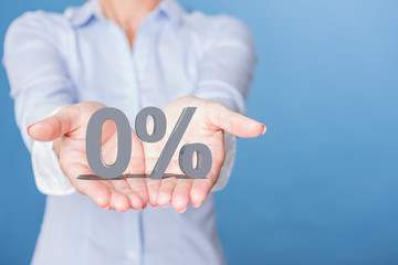 An zero percent offer