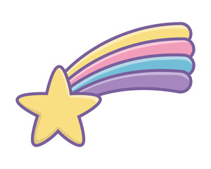 Isolated star shape design vector illustration