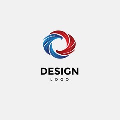 Vector logo design,eagle icon