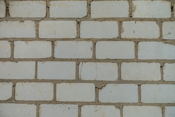 Schäden an Backsteinwand