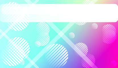 Blur Pastel ColorGradient Background with Line, Circle. For Your Graphic Wallpaper, Cover Book, Banner. Vector Illustration.