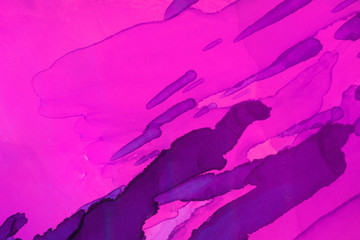 Colorful hand painted alcohol ink background. Abstract delicate texture. Contemporary wallpaper.