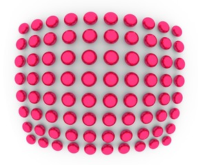 Conceptual image of geometric block