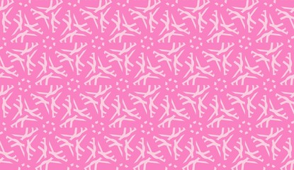 Pattern with polygonal geometric elements. Vector Seamless illustration. Template for wallpaper, interior design, decoration, scrapbooking page.