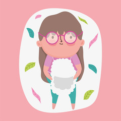 happy grandparents day cartoon design