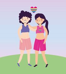 people community lgbtq flat design