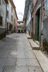 Fototapeta na wymiar Street Jewish quarter Guarda Portugal