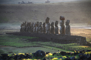 Ahu Tongariki Moai at Easter Island
