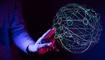  touching global network and data customer connection