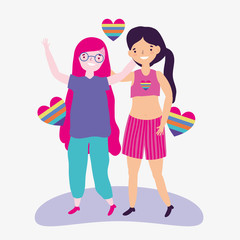 people community lgbtq flat design