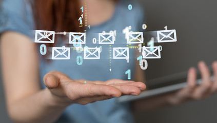 Mail Communication Connection message to mailing