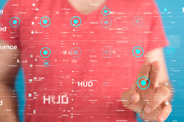 Innovation futuristic digital data binary code background technology