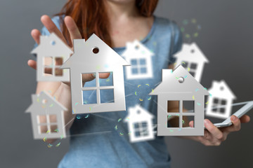 Smart home: Smarthome house automation icon