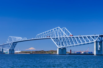 Obraz premium 東京ゲートブリッジと富士山