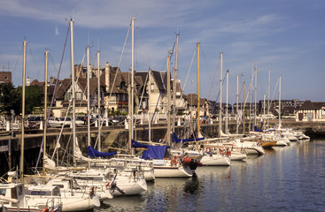 Fototapeta na wymiar port, Honfleur, Calcados, 14, Normandie