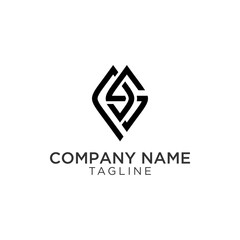 logo designs with P and S shapes that can be used for symbols