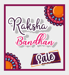raksha bandhan mega sale poster