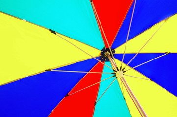 파라솔. 여름.컬러. 