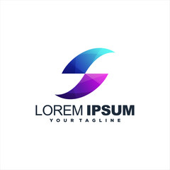 Fototapeta premium awesome letter s logo design