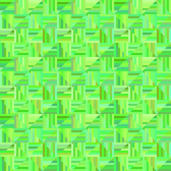 Green seamless striped triangle pattern - vector tile mosaic background graphic
