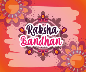 happy raksha bandhan poster design
