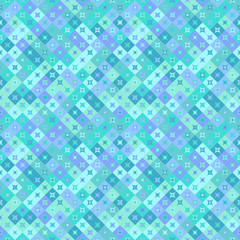 Colorful seamless geometrical pattern background design - abstract vector graphic © David Zydd