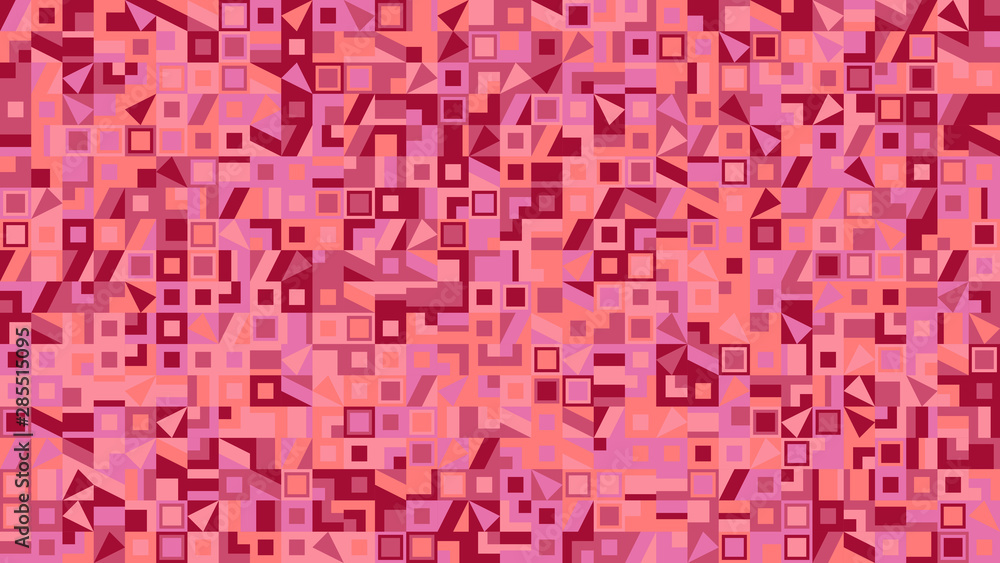 Poster geometrical mosaic pattern desktop background - colorful abstract vector design