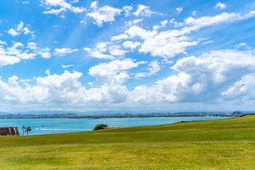 Ocean Horizon from Fort San Felipe Del Morro Puerto Rico.